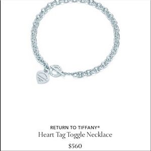 TIffany toggle heart necklace